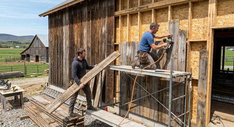 Barn Siding Installation in Franklin, TN