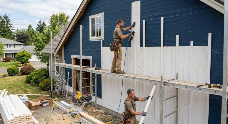 Batten Siding Installation in Marshall County, TN