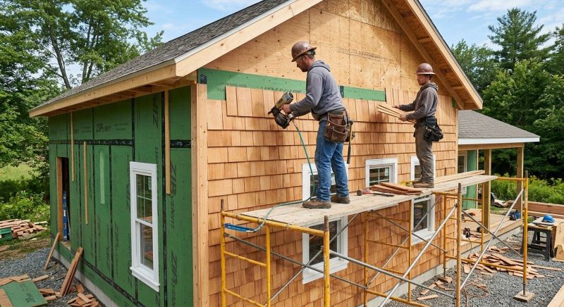 Cedar Siding Installation in Chapel Hill, TN