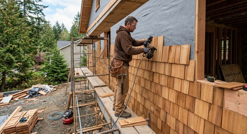Cedar Siding Installation in College Grove, TN