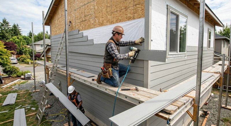 Cement Siding Installation in Marshall County, TN