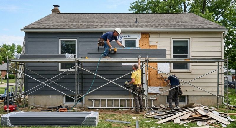 Cement Siding Replacement in Franklin, TN