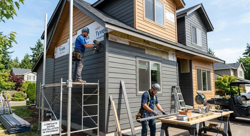 Composite Siding Installation in Chapel Hill, TN