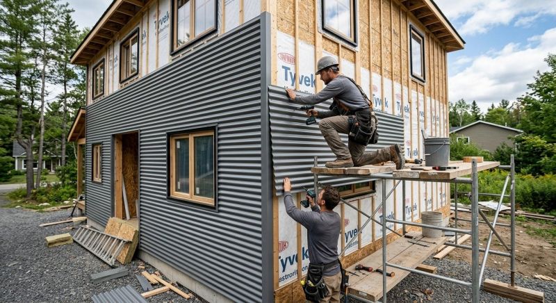 Corrugated Siding Installation in Maury County, TN