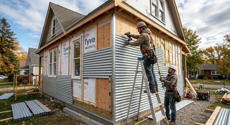 Corrugated Siding Installation in Maury County, TN