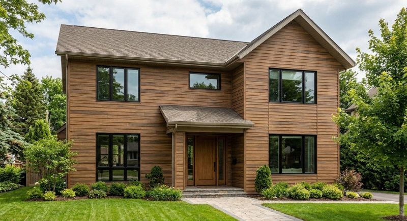 Faux Wood Siding Installation in Bon Aqua, TN