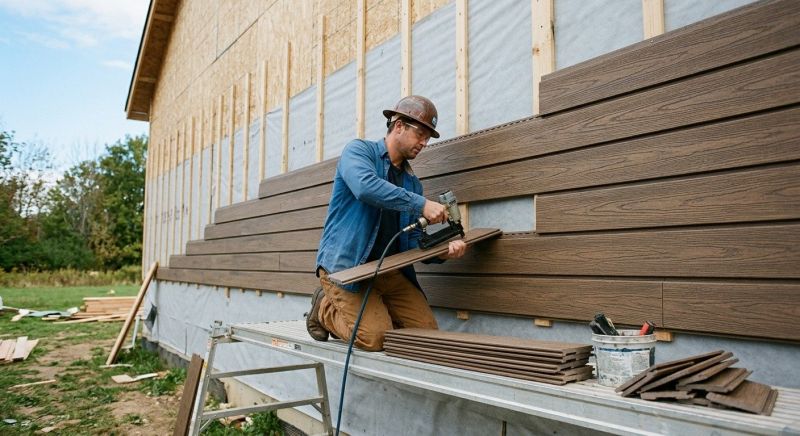 Faux Wood Siding Installation in College Grove, TN