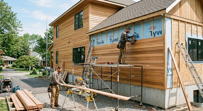 Faux Wood Siding Installation in Columbia, TN