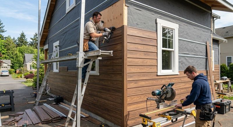 Faux Wood Siding Installation in Columbia, TN