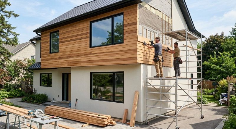 Faux Wood Siding Installation in Culleoka, TN