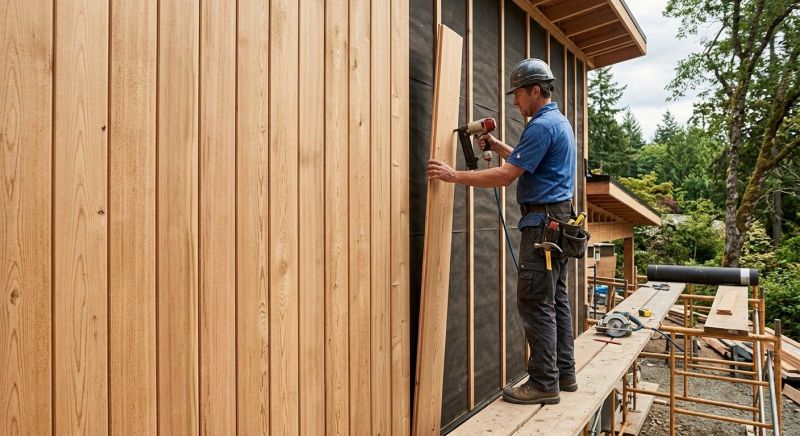 Faux Wood Siding Installation in Ethridge, TN
