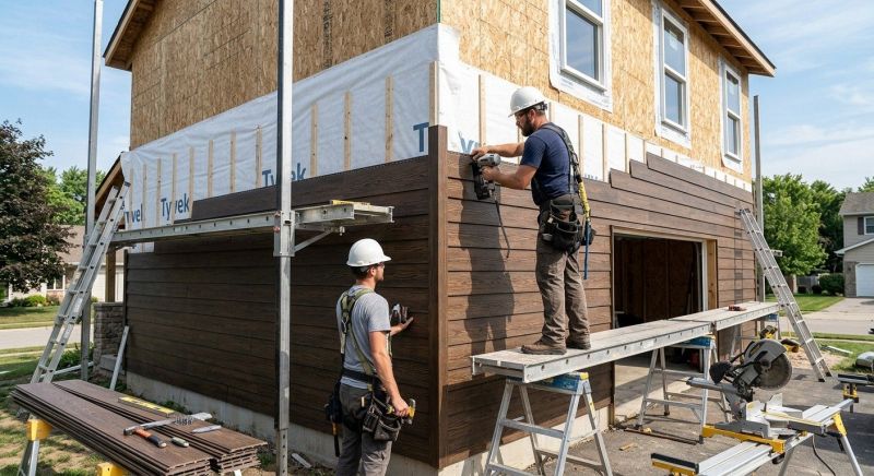 Faux Wood Siding Installation in Marshall County, TN