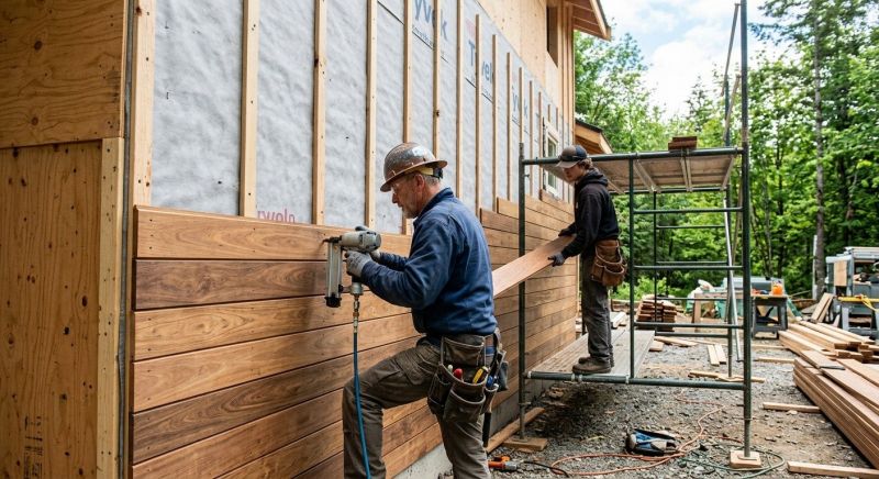Hardwood Siding Installation in College Grove, TN