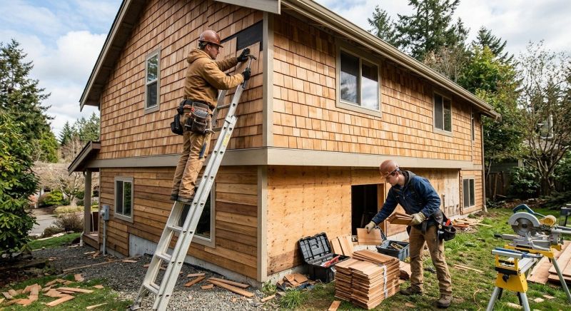Hardwood Siding Installation in College Grove, TN