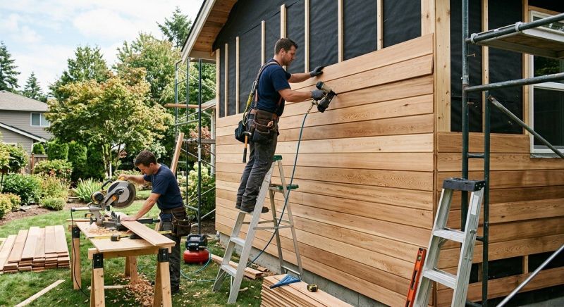 Hardwood Siding Installation in Primm Springs, TN