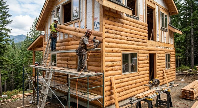 Log Siding Installation in Primm Springs, TN