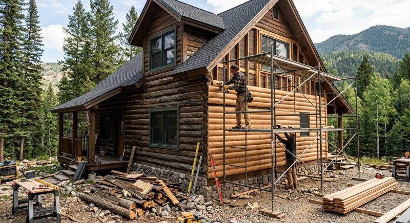 Log Siding Replacement in Maury County, TN