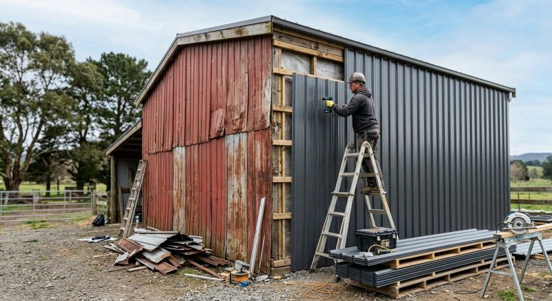 Metal Siding Replacement in Marshall County, TN