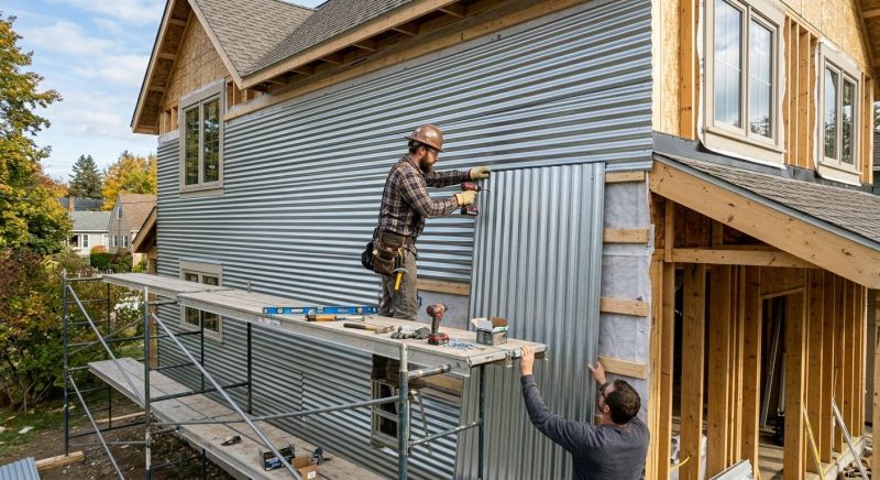 Sheet Metal Siding Replacement in Maury County, TN
