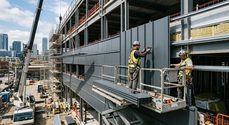 Steel Cladding Installation in Maury County, TN