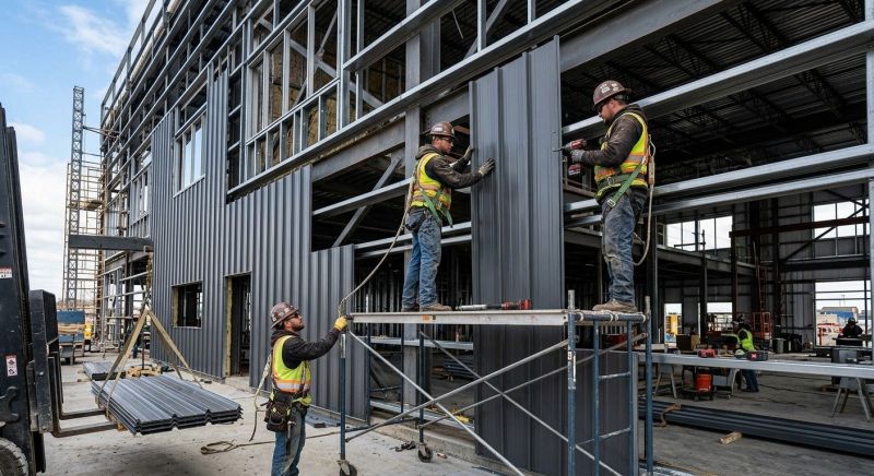 Steel Cladding Installation in Maury County, TN