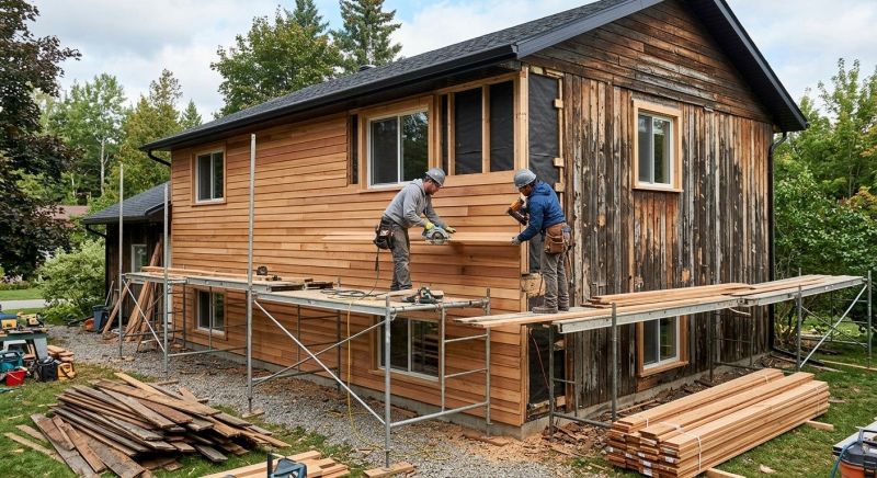 Wood Cladding Installation in Ethridge, TN