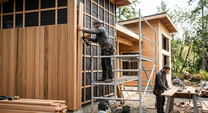 Wood Cladding Installation in Ethridge, TN