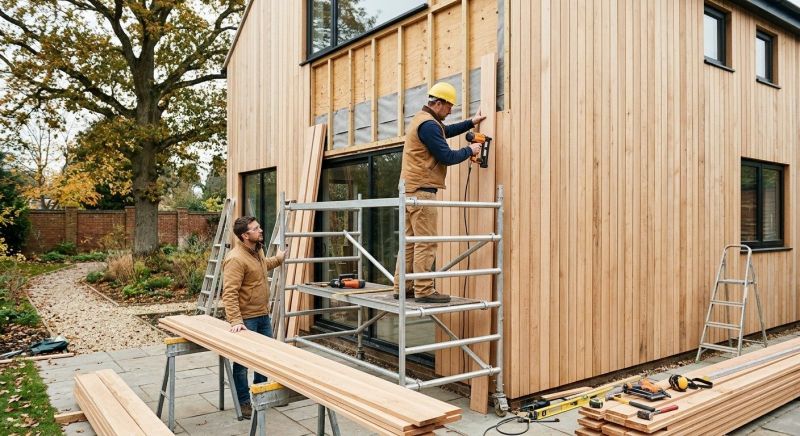 Wood Cladding Installation in Franklin, TN