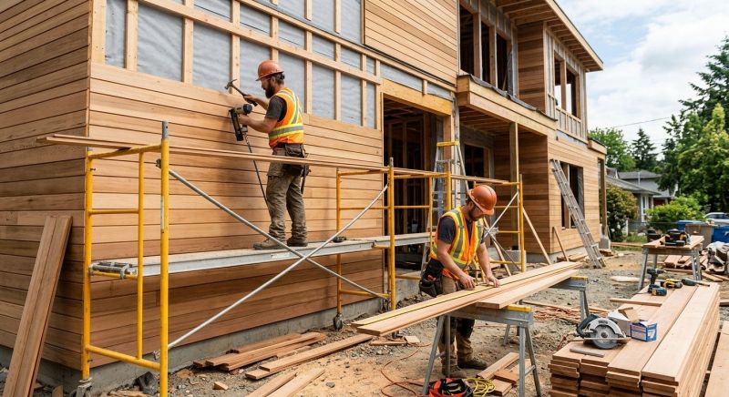 Wood Cladding Installation in Franklin, TN