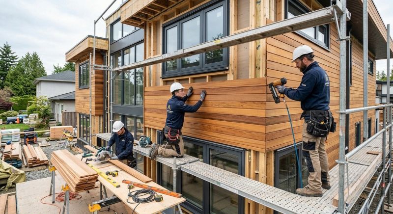 Wood Cladding Installation in Williamson County, TN