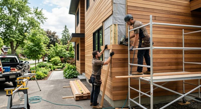 Wood Plank Siding Installation in Maury County, TN