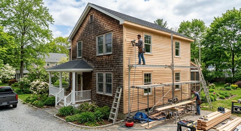 Wood Siding Installation in Bon Aqua, TN
