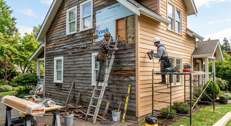 Wood Siding Installation in Summertown, TN
